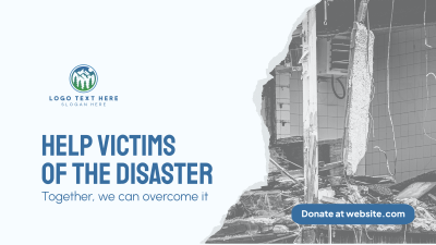 Disaster Relief Facebook event cover Image Preview