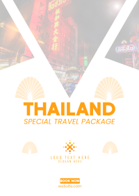 Thailand Travel Package Flyer Design