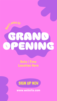 Quirky Grand Opening Instagram Reel Image Preview