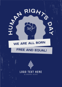 Human Rights Protest Poster Design
