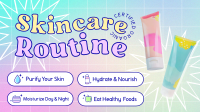 Y2K Skincare Routine Animation Image Preview
