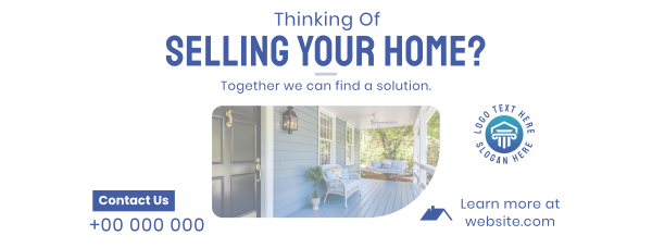 Together We Sell Your House Facebook Cover Design Image Preview