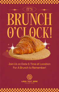 Retro Brunch Month Invitation Preview