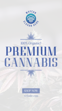 High Quality Cannabis Instagram Story Design