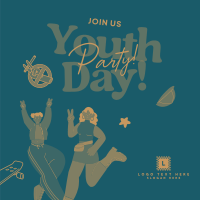 Youth Day Celebration Linkedin Post Design