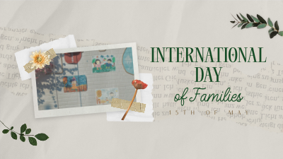 Day of Families Scrapbook Facebook event cover Image Preview