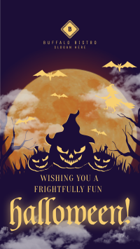 Frightful Happy Halloween YouTube Short Image Preview