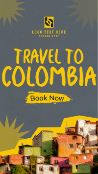 Travel to Colombia Paper Cutouts TikTok video Image Preview