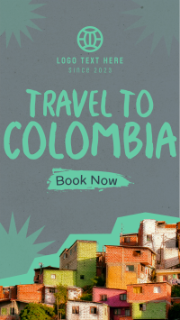 Travel to Colombia Paper Cutouts TikTok video Image Preview