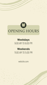 New Opening Hours Facebook story Image Preview