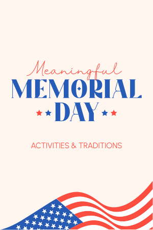 In Honor of Memorial Day Pinterest Pin Image Preview