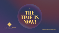 Time is Now Facebook event cover Image Preview