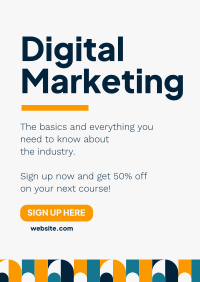 Digital Marketing Basics Poster Image Preview