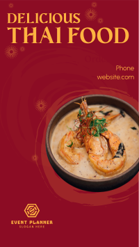 Authentic Thai Food Instagram Story Design