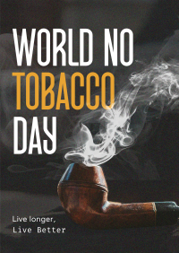 Minimalist Tobacco Day Poster Design