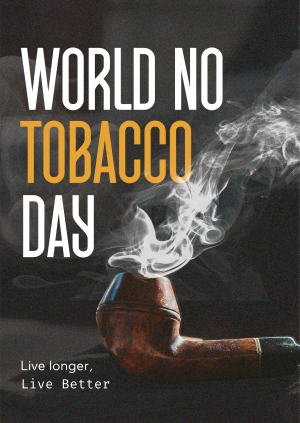 Minimalist Tobacco Day Poster Image Preview