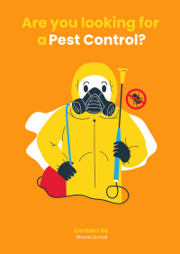 Looking For A Pest Control? Poster Design