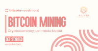 Start Bitcoin Mining Facebook ad Image Preview