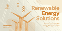 Renewable Energy Solutions Twitter post Image Preview