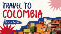 Travel to Colombia Paper Cutouts Video Image Preview