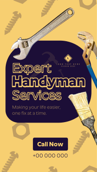 Handyman Maintenance Services Instagram Story Preview