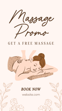 Relaxing Massage Facebook Story Design