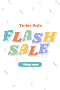 Flash Sale Multicolor Pinterest Pin Image Preview