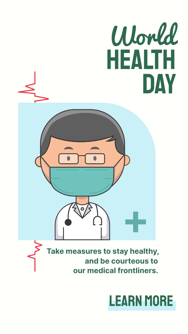 Doctor Health Day Facebook Story Design Image Preview