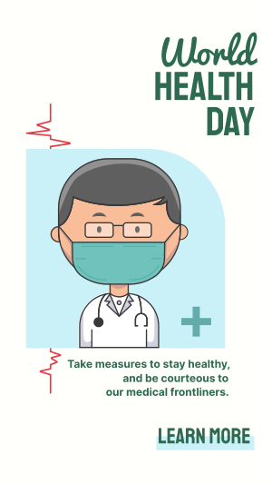 Doctor Health Day Facebook story Image Preview