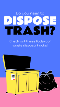 Disposing Trash? Instagram Reel Design