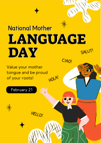 Mother Language Day Flyer Design