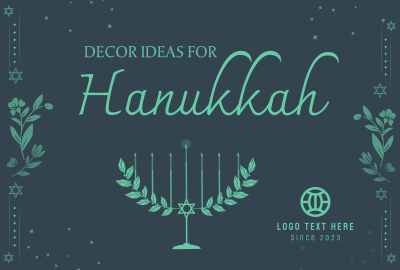 Hanukkah Lily Pinterest board cover Image Preview