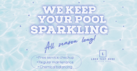 Sparkling Pool Services Facebook Ad Design