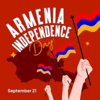Celebrate Armenia Independence Instagram post Image Preview