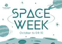 Space Week Event Postcard Image Preview