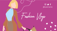 Fashion Vlogs YouTube cover (channel art) Image Preview