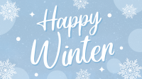 Simple Winterly Greeting Animation Image Preview