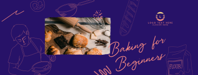 Beginner Baking Class Facebook cover Image Preview