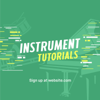 Music Instruments Tutorial Instagram Post Preview