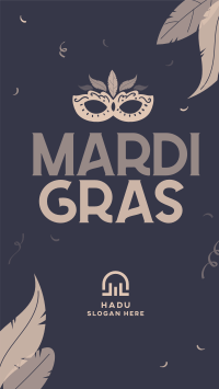 Mardi Gras Celebration Instagram Story Design
