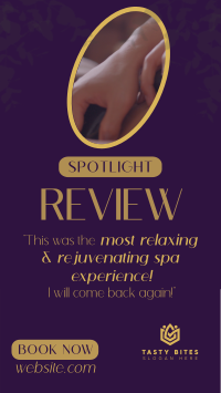 Elegant Review Spa TikTok video Image Preview