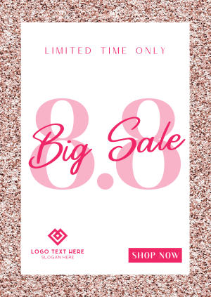 Glittering Sale Poster Image Preview