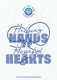 Humanitarian Hopeful Hearts Flyer Image Preview