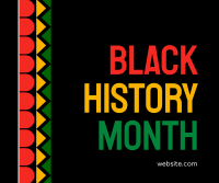 Black History Pattern Facebook post Image Preview