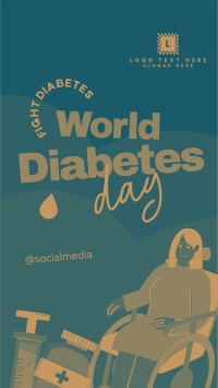Global Diabetes Fight Instagram Story Design