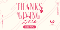 Thanksgiving Autumn Shop Sale Twitter Post Image Preview