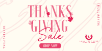 Thanksgiving Autumn Shop Sale Twitter post Image Preview