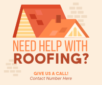 Roof Construction Services Facebook Post Design