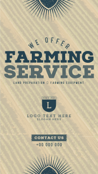 Trustworthy Farming Service TikTok Video Design