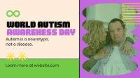 Bold Quirky Autism Day Animation Image Preview